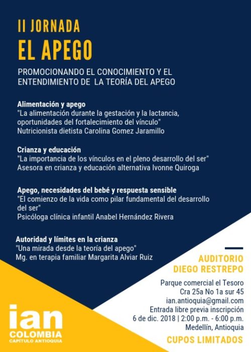 II Jornada: “El apego” Medellín | Diciembre 2018